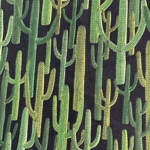 Timeless Treasures Saguaro Cactus Fabric Remnant Southwest Desert Cotton 40x32